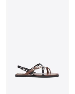 3.1 Phillip Lim Multi-Strap Rivet Sandal - White