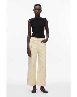 3.1 Phillip Lim Stud Embellished Wide Leg Pant - Multicolor