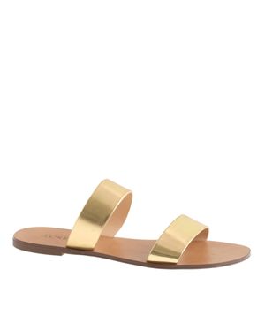 J.Crew Malta Mirror Metallic Sandals