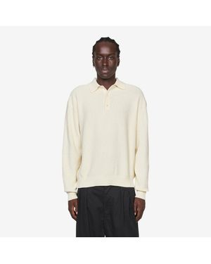 Beams Plus Pique Polo Shirt 7G, Cotton - Natural