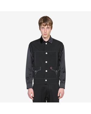 Junya Watanabe Levi's Wool Contrast Stitch Jacket - Black
