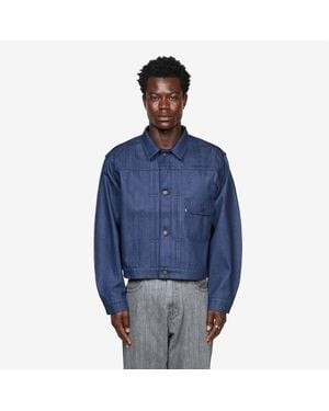 Levi's Tab Type I Jacket Mij Deep Well Trucker, 100% Cotton - Blue