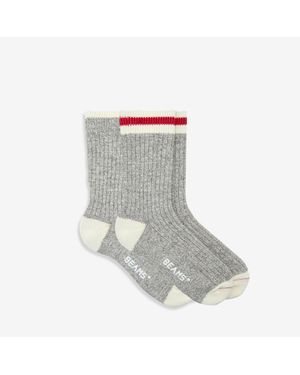 Beams Plus Rag Socks 2-Pack - Grey