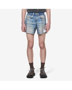 Satisfy Peaceshell 5 Unlined Shorts Digital Denim, Polyester - Blue