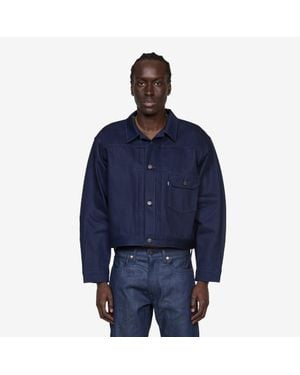 Levi's Tab Type I Trucker Jacket Rigid, 100% Cotton - Blue