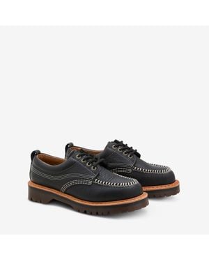 Dr. Martens Lowell Wild Grain Trainers, Leather - Black