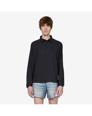 Satisfy Ambientwarp River Shirt, Polyester - Black
