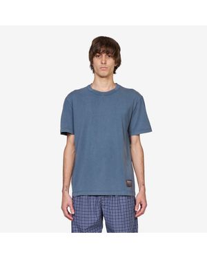 Tekla Marstrand T-Shirt Sun Bleached, 100% Cotton - Blue