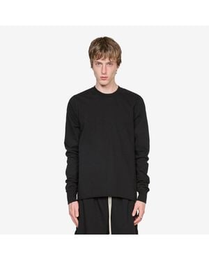 Rick Owens Crewneck Jumper Sweat Compact Heavy Jersey, 100% Cotton - Black