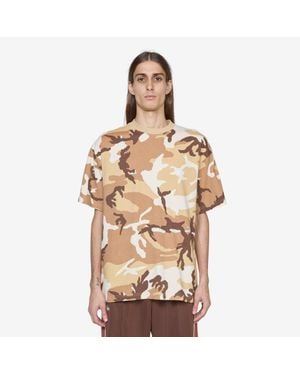 PATTA Bark Woodland Camo T-Shirt Dollar, 100% Cotton - Natural