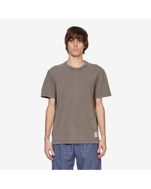 Tekla Marstrand T-Shirt Sun Bleached Taupe, 100% Cotton - Grey
