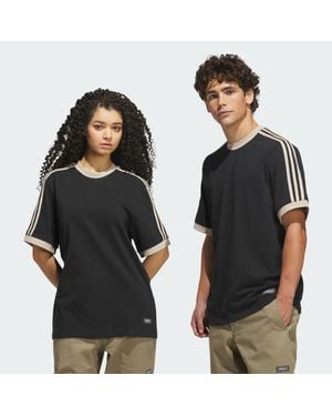 adidas Camiseta Skateboard Ringer - Negro