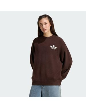 adidas Sudadera Originals Athl Dept De Punto - Marrón