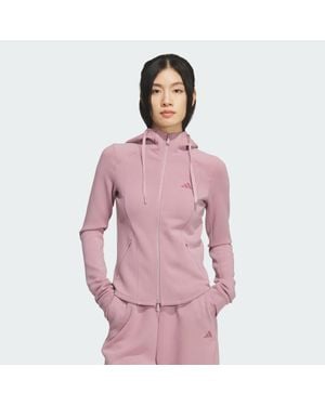 adidas Slim Knit Jacket - Pink