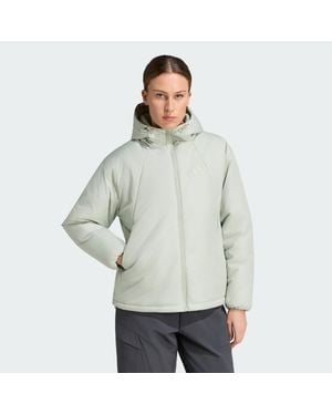adidas Originals Terrex Multi Primaloft Insulated Hooded Jacket - Grey