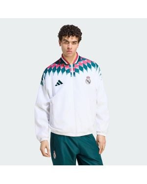 adidas Real Madrid Stadium Track Top - White