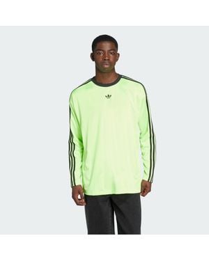adidas Adicolor Jacquard Long-Sleeve Jersey - Green