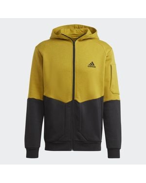 adidas Chaqueta Con Capucha Essentials For Gameday Fleece - Multicolor