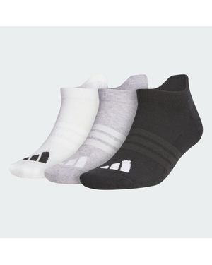 adidas Performance 3 Pk Ankle Socks - Metallic