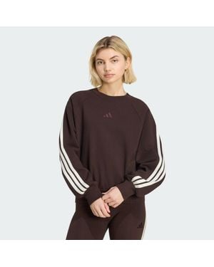 adidas Kit 3-Stripes Sweatshirt - Brown
