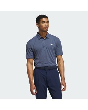 adidas Ultimate365 Tour Textured Polo Shirt - Blue