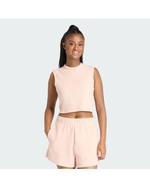 adidas All Szn Rib Tank Top - Pink