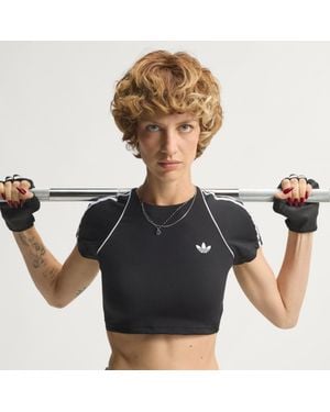 adidas Originals Sport Superstar Bra Tee - Black