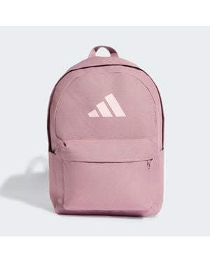 adidas Classic 3 Bar Logo Backpack - Pink