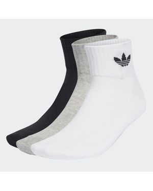 adidas Mid-cut Sokken 3 Paar - Zwart