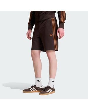 adidas Shorts Adidas Firebird Shorts Aurora Coffee/ Dusky Bronze - Black