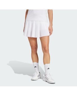 adidas Club Pleated Climacool Tennis Skirt - White