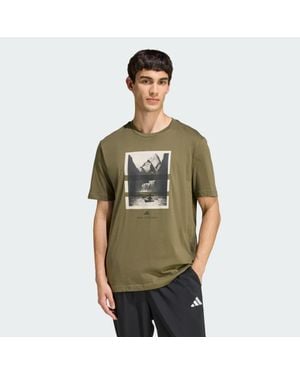 adidas Outdoor Kayaking Graphic T-Shirt - Green