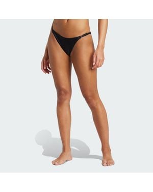adidas Iconisea Ribbed Bikini Bottom - Blue