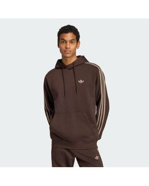 adidas 3-Stripes Hoodie - Brown