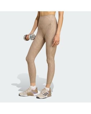 adidas Optimé Aop Full-Length Legging - Natural