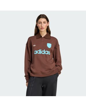 adidas Fußball Grafik Sweatshirt - Braun
