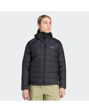adidas Anorak De Plumón Con Capucha Terrex Xperior Climawarm - Negro