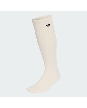 adidas Par De Calcetines Holgados Hasta La Rodilla - Blanco