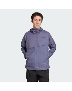 adidas Terrex Xploric Wind Anorak - Blue
