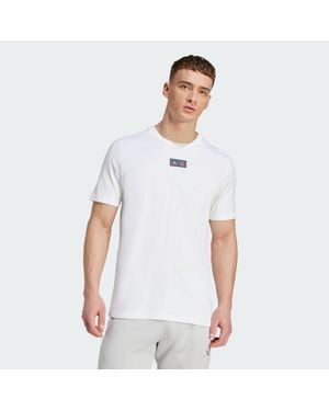 adidas Fc Bayern Seasonal Graphic T-Shirt - White