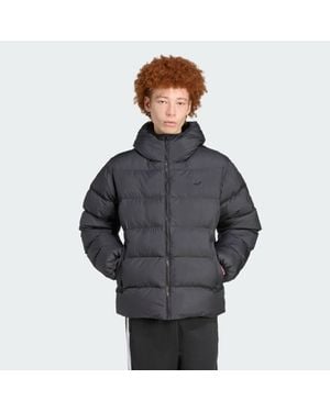 adidas Tonal Hooded Puffer Jacket - Grey
