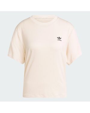 adidas Snakeskin Trefoil Tee - Natural