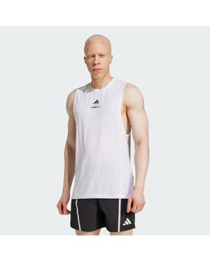 adidas Les Mills Graphic Tank Top - White