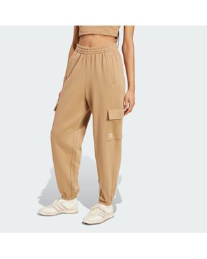 adidas Pantalón De Felpa Estilo Cargo Essentials - Neutro