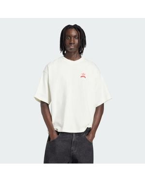 adidas Pixelated Burget Character Graphic T-Shirt - White