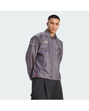 adidas Audi Revolut F1 Team Driver Paddock Jacket - Purple