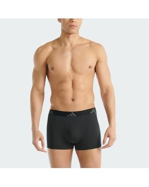 adidas Active Micro Stretch Seamless Trunk 2 Pack Underwear - Black