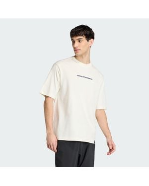 adidas Doodle Hiking Graphic T-Shirt - White