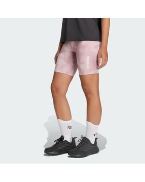 adidas Terrex Multi 8Inch Kurze Leggings, Print - Mehrfarbig