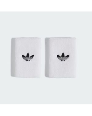 adidas Muñequeras Grandes De Tenis Originals - Blanco